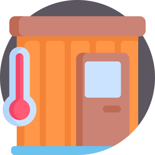 Un sauna sur place